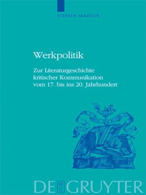 cover image of Werkpolitik